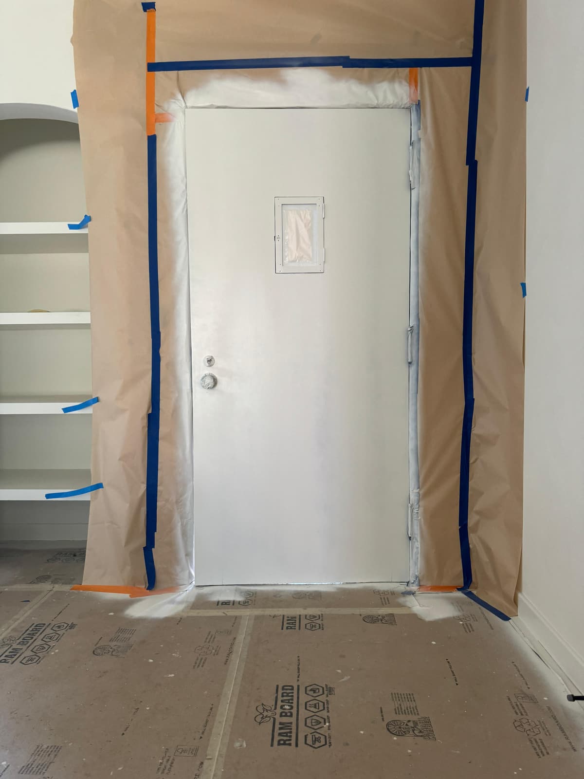 Door painting after Downey CA