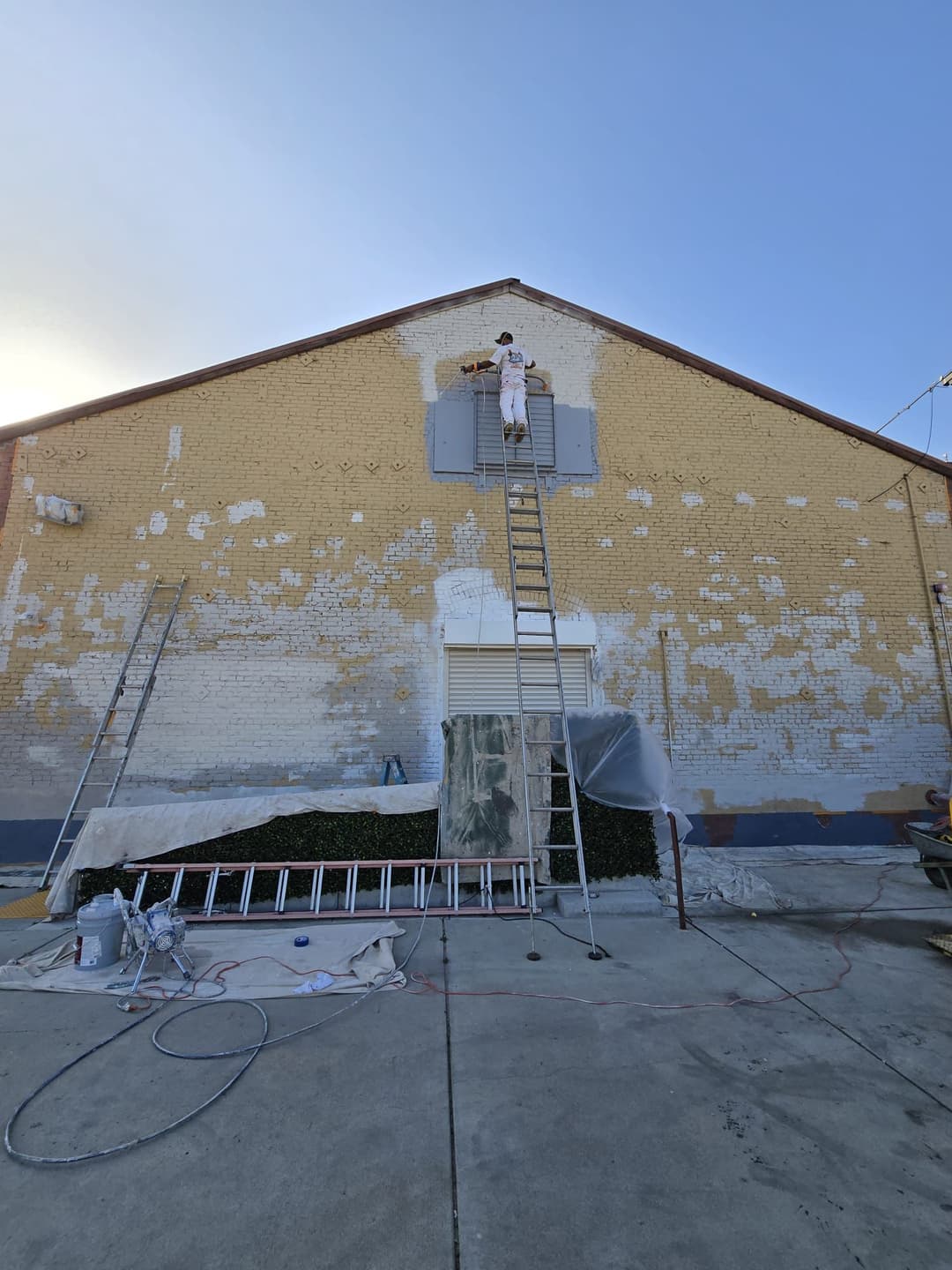 Our Brick Painting Process - Brick Painting & Revamp