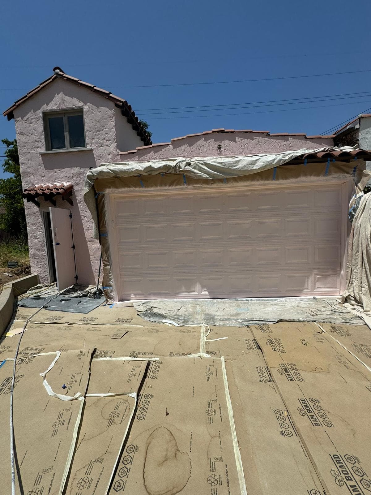 Garage door painting Downey