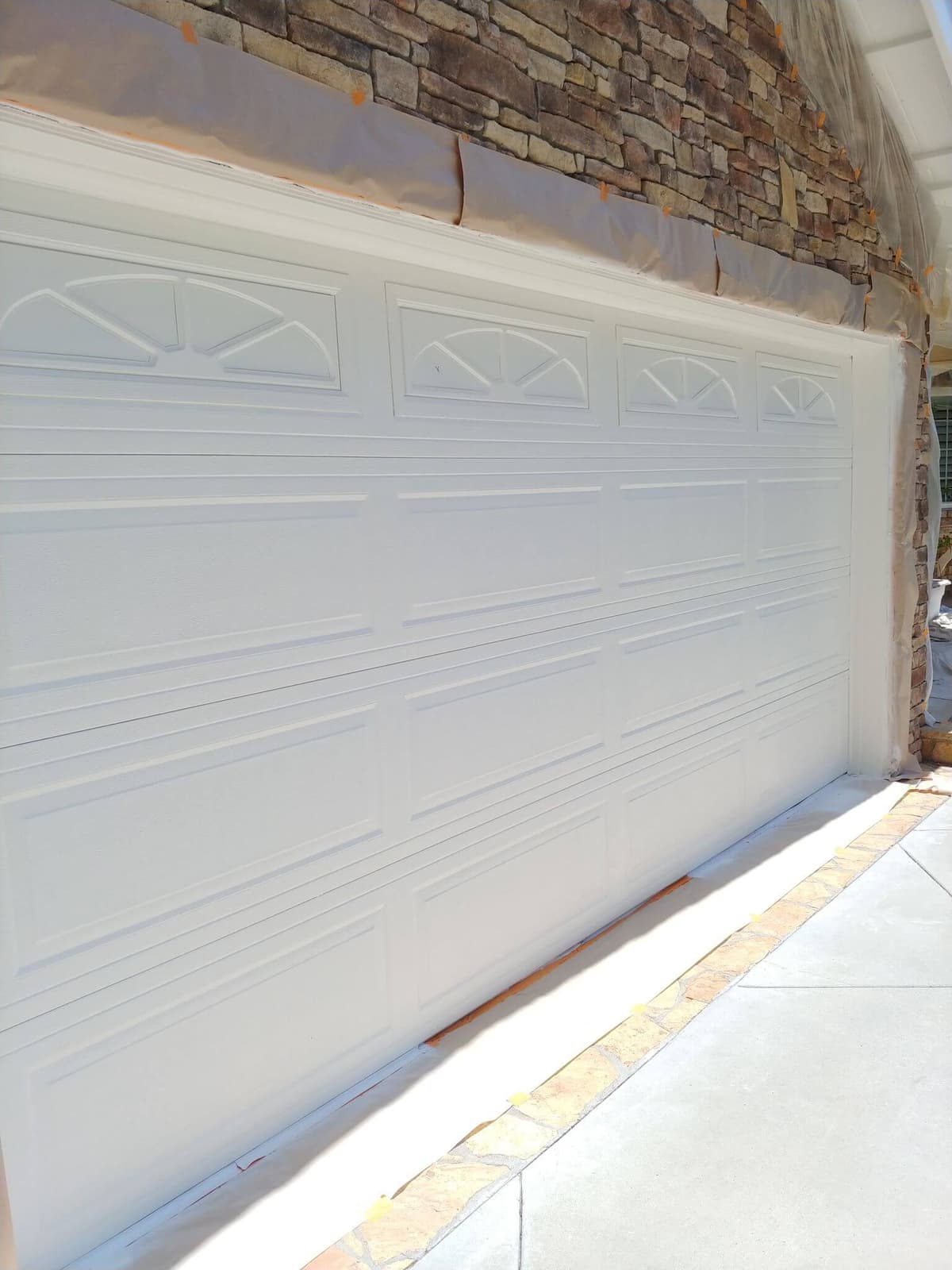 Garage door prep Altadena CA