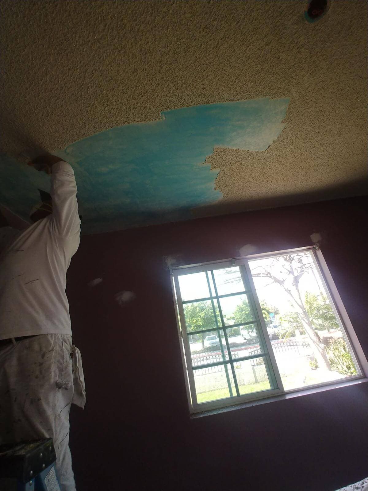 Popcorn ceiling removal LA County - GQ Custom Painting
