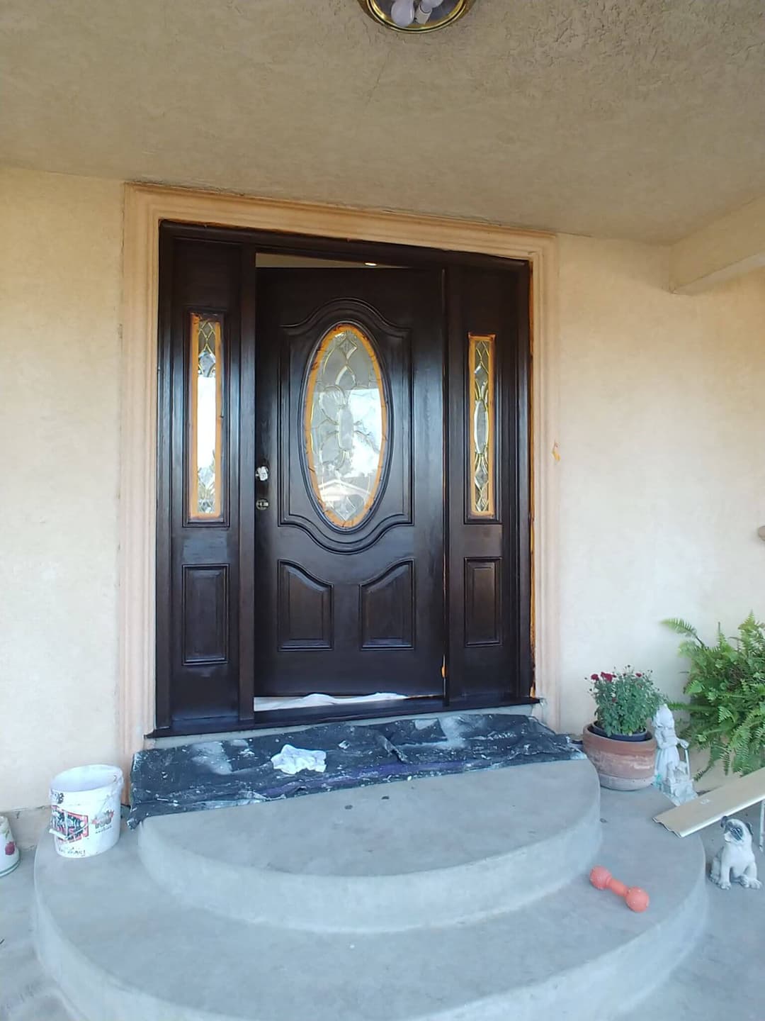 Our Front Door Painting Process - Front Door Painting